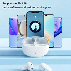 Wireless Earbuds with Microphones and Noise Cancellation