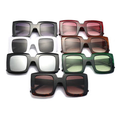 Square Oversized Sunglasses with UV Protection