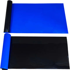 XCNO Blue Black Aquarium Background Poster Fish Tank Background Wallpaper Aquarium Backdrop Double-Sided Fish Tank Decorations Paper 16"x 33"