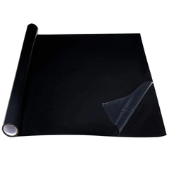 COCODE Black Aquarium Background Static Cling 15.7"x39.3" Self Adhensive Fish Tank Background Vinyl Aquarium Backdrop Sticker Fish Tank Poster Aquarium Wallpaper Decorations