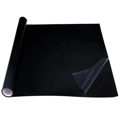 COCODE Black Aquarium Background Static Cling 15.7