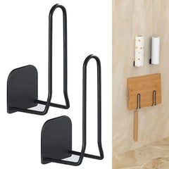 2 Pack Paper Towel Holder Under Cabinet Paper Towel Holder Wall Mount for Kitchen Bathroom Paper Towel Rack with Self Adhesive